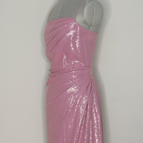 Halston Alania Sequin Floor-Length Gown - Picture 3 of 13